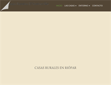 Tablet Screenshot of casasruraleselventorrillo.com